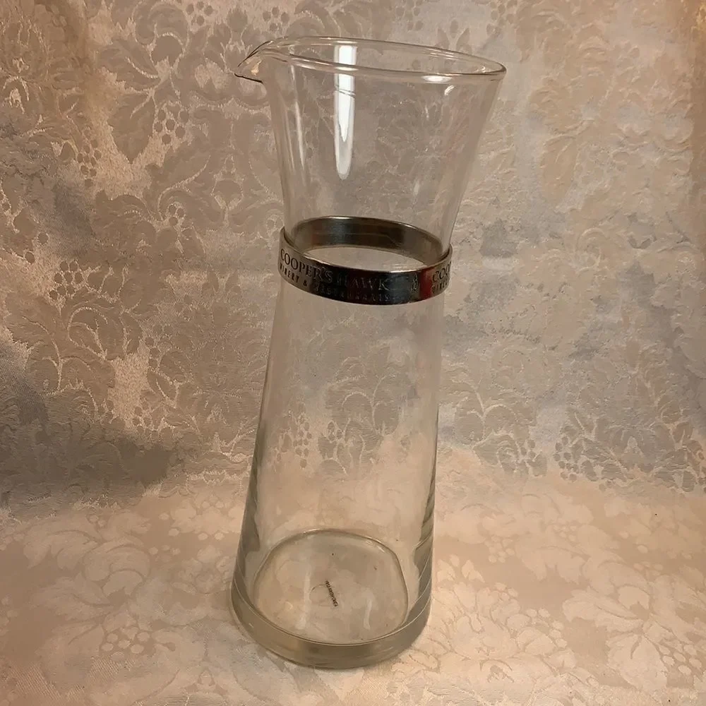 Coopers Hawk Winery And Restaurant Wine Decanter Carafe 32 Ounces Pour Spout EUC